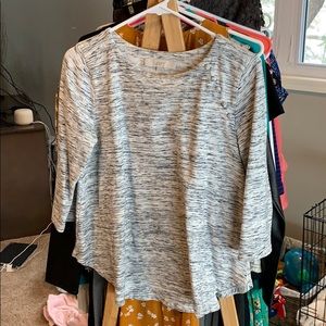 Sweatshirt material top